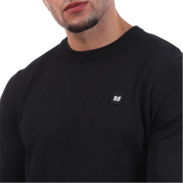 Navy - Weekend Offender - Argentina Cotton Crew Knit