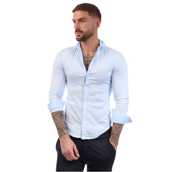 Emporio Armani Men's Blue Shirt