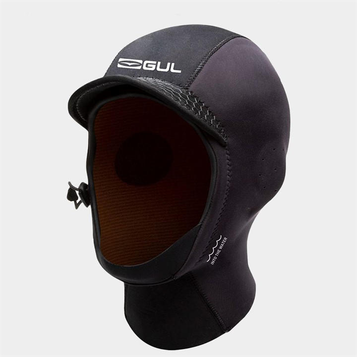 Gul  Black 3Mm Peaked Surf Wetsuit Hood in Size S, Sports Direct