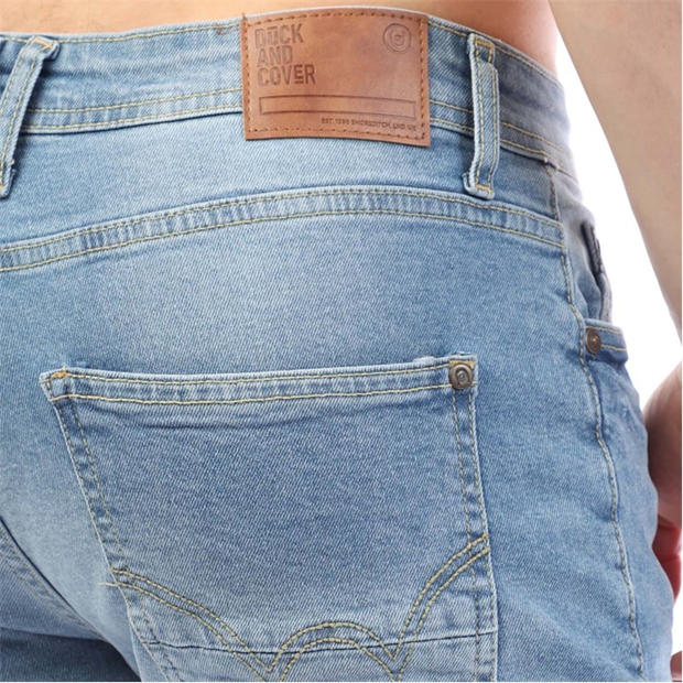 Синьо - Duck and Cover - Maylead  LW Slim-Fit Jeans