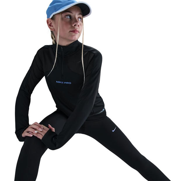 Black - Nike - Kids' 1/4 Zip Fleece Top