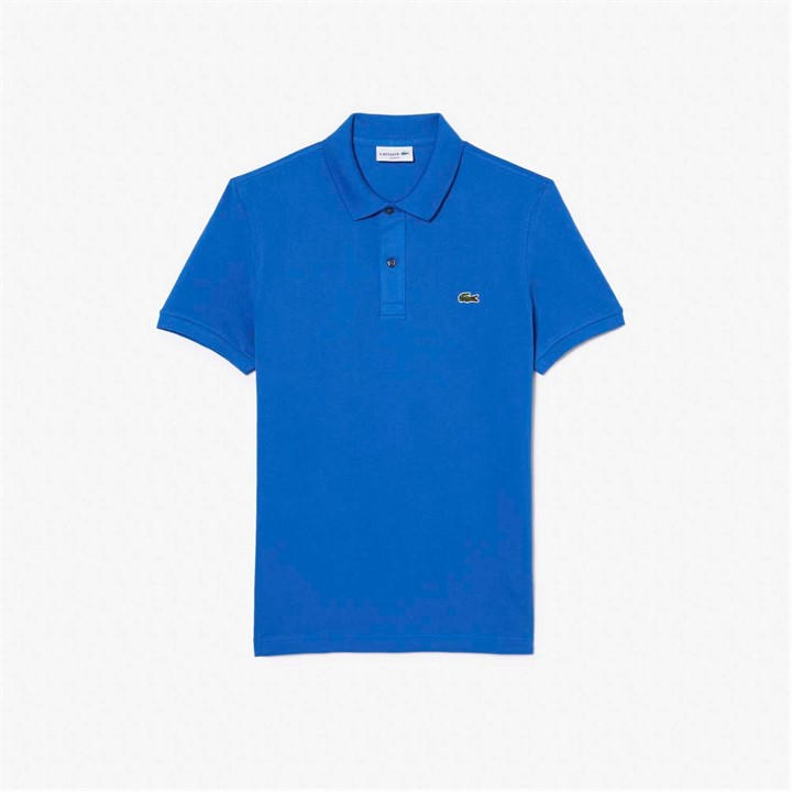 Lacoste Men's Blue Slim Fit L.12.12 Piqu¿ Polo Shirt Small