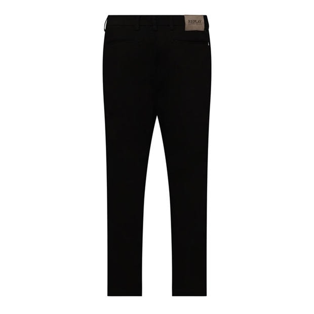 Black - Replay - Benni Regular-Fit Chinos