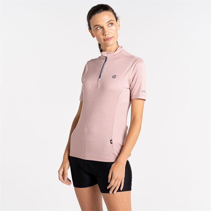 Dare 2B Women's Duskyrosemrl Pedal Through It Lightweight Jersey Size 14