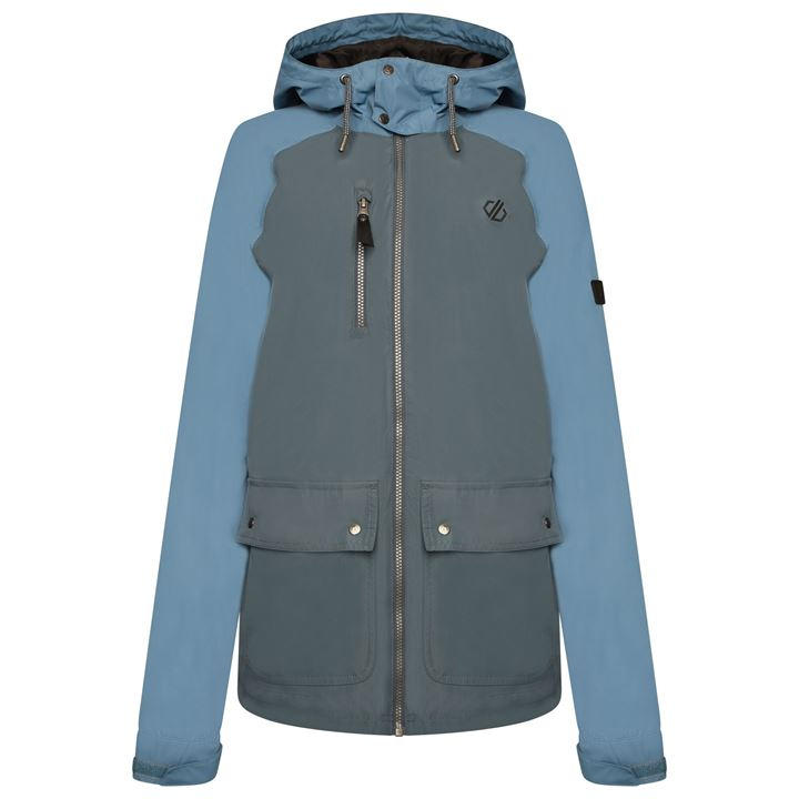Dare 2B Men's Atomize Waterproof Jacket - Stlrblu/Orio - S - Image 3