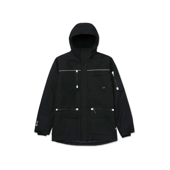 Caterpillar Men's Black Insulated Work Parker in Size Sml, Sports Direct