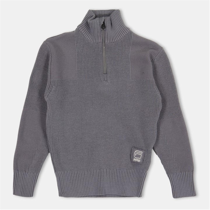 G Star Boys Grey Kids' Army Knitted Top in Size 14 - 16 Years, Sports Direct