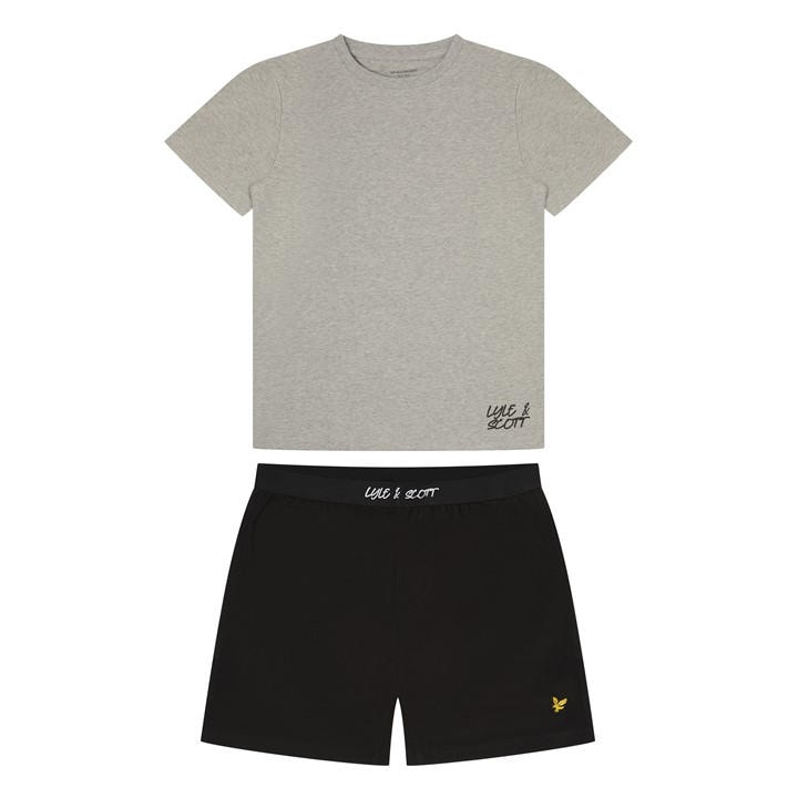 Lyle And Scott Boys Grey Kids' Pyjama Short-Sleeve Top, Sports Direct
