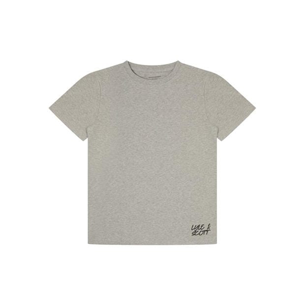 Grey/Black - Lyle and Scott - Kids' Pyjama Short-Sleeve Top