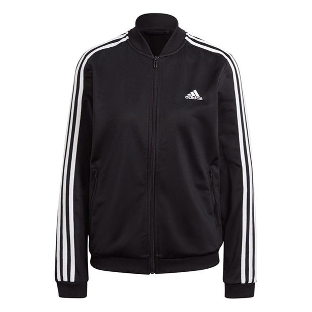 Black-White - adidas - Essentials 3-Stripes Tracksuit