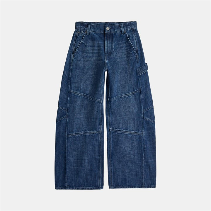 G Star Girls Blue Kids' Durable Wide Leg Jeans in Size 9 - 10 Years, Sports Direct