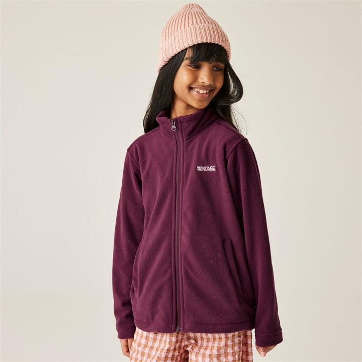 Regatta  Kids Purple King Ii Lightweight Full Zip Fleece in Size 12, Sports Direct