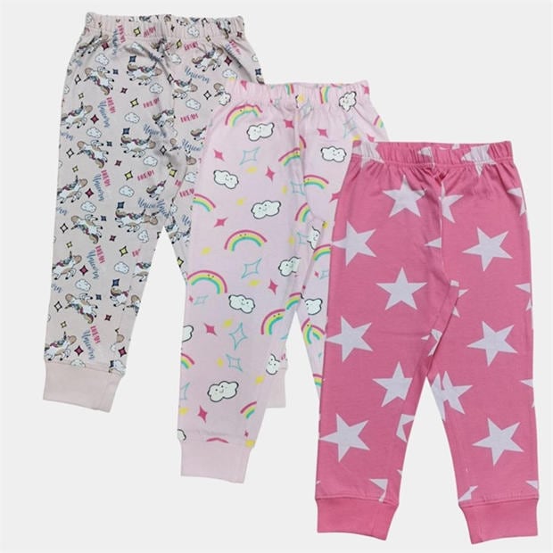 Еднорог - Star - Kids'  3 Pack Cotton Long Sleeve Pyjama Set