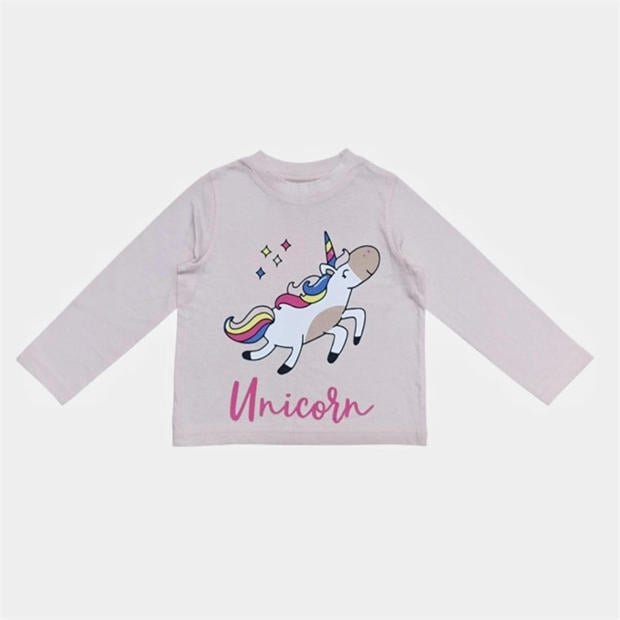 Еднорог - Star - Kids'  3 Pack Cotton Long Sleeve Pyjama Set