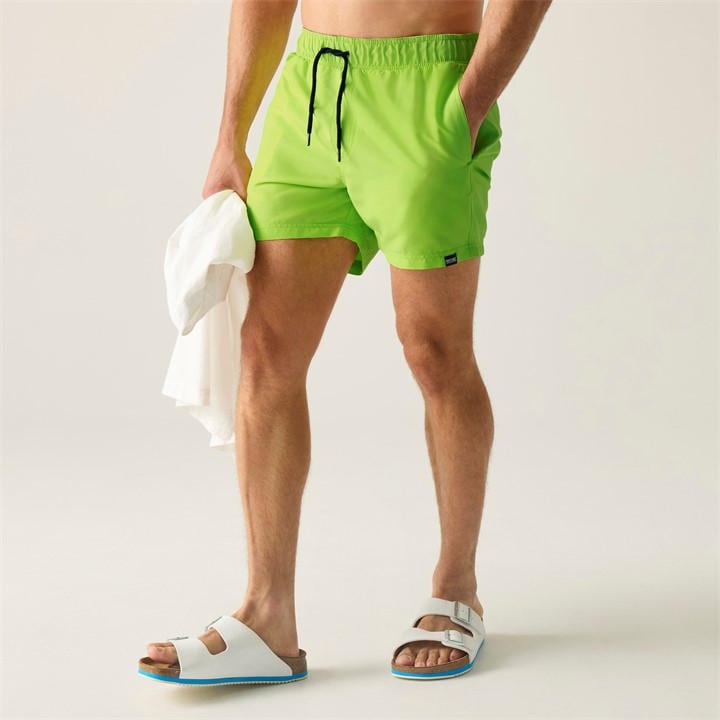 Regatta Men's Sharpgrn/Nvy Mawson Iii Quick-Drying Swim Shorts in Size XL, Sports Direct