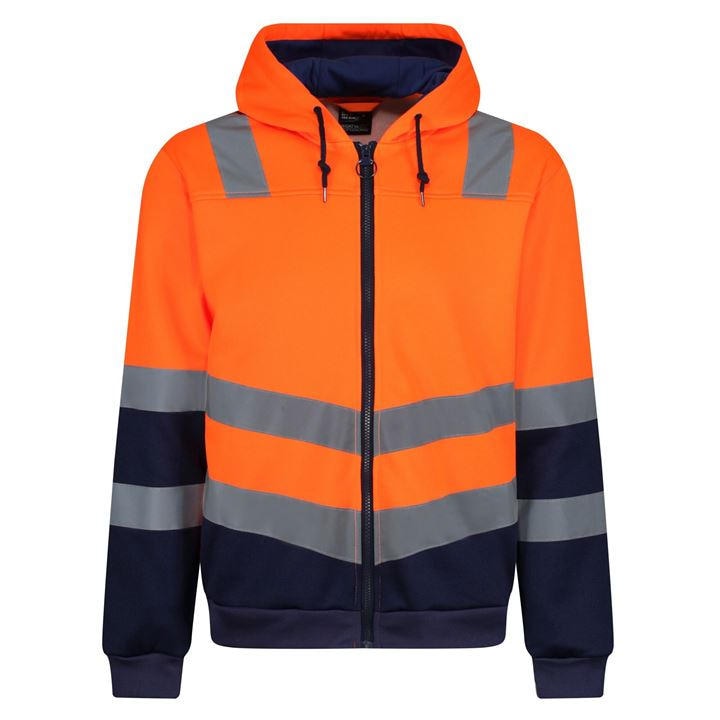 Regatta Men's Orange Pro Polycotton Hi-Vis Chevron Hi-Vis Jacket in Size 2XL, Sports Direct