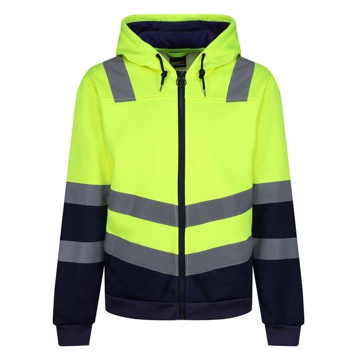 Regatta Men's Yellow Pro Polycotton Hi-Vis Chevron Hi-Vis Jacket in Size 2XL, Sports Direct