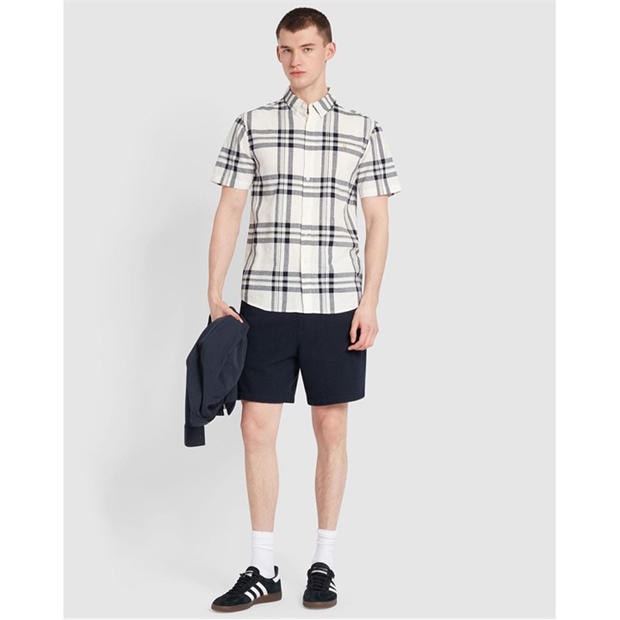 Светло бежово - Farah - Kele Bold Check Shirt