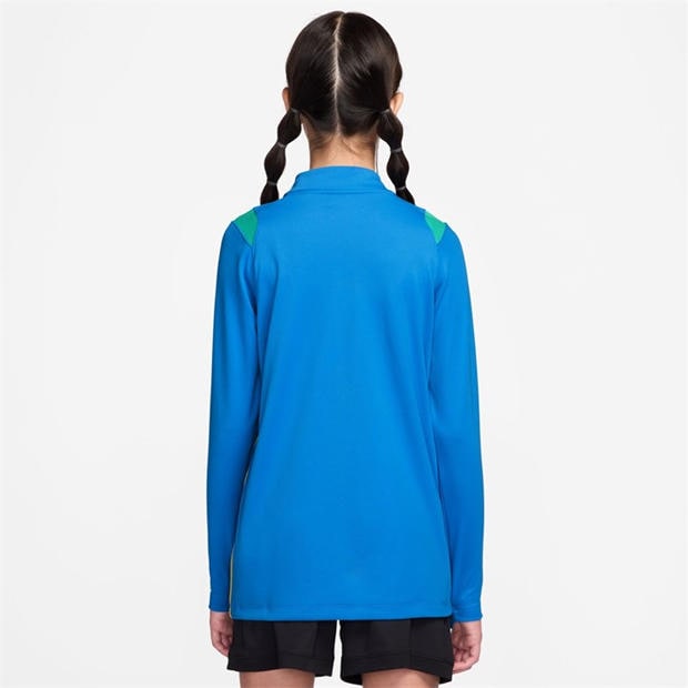 Blue/Gold - Nike - Kids' Brazil International Licensed Drill Top