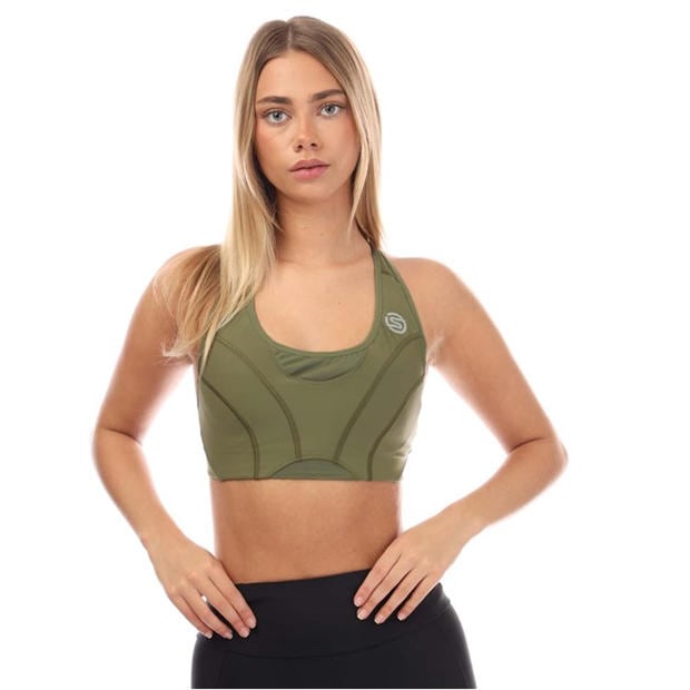 Khaki - Skins - Series-3 Hi-Impact Bra