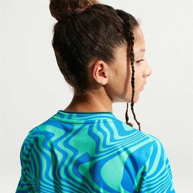 Yellow/Blue - Nike - Kids' Brazil Short Sleeve T-Shirt