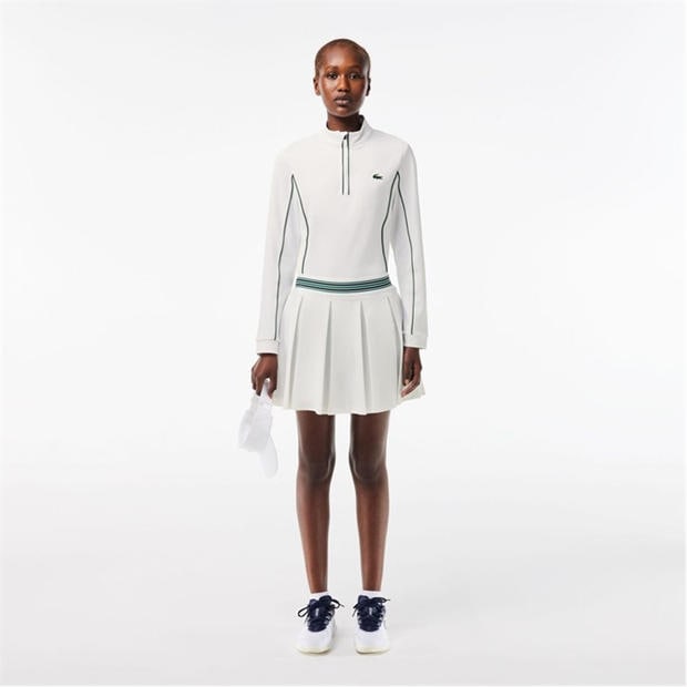White Green - Lacoste - Slim-Fit 1/4 Zip Sweatshirt