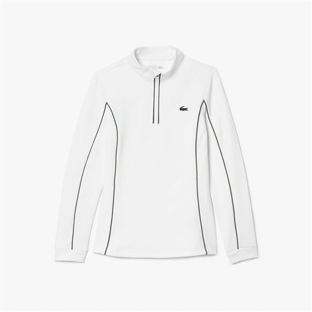White Green - Lacoste - Slim-Fit 1/4 Zip Sweatshirt