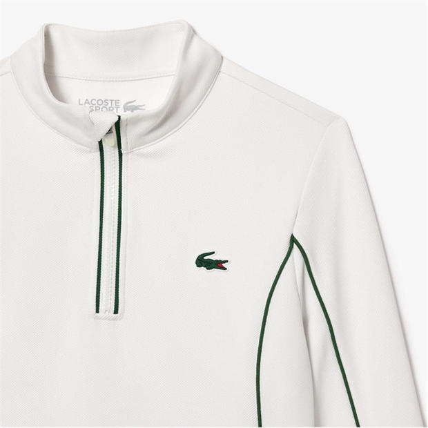 White Green - Lacoste - Slim-Fit 1/4 Zip Sweatshirt