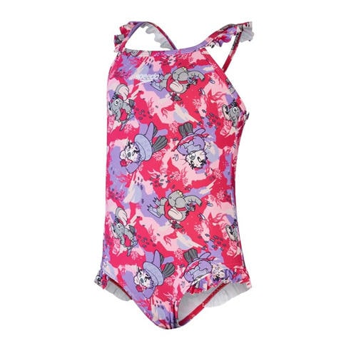 Speedo - LTS DIGI FRILL COSTUME TRSP IF