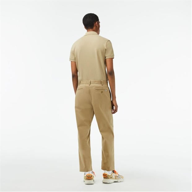 Brown - Lacoste - Skinny Fit Stretch Cotton Chinos