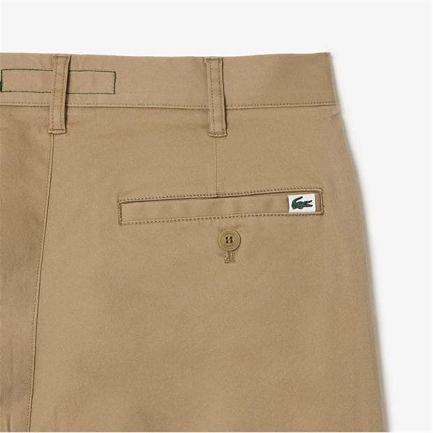 Brown - Lacoste - Skinny Fit Stretch Cotton Chinos