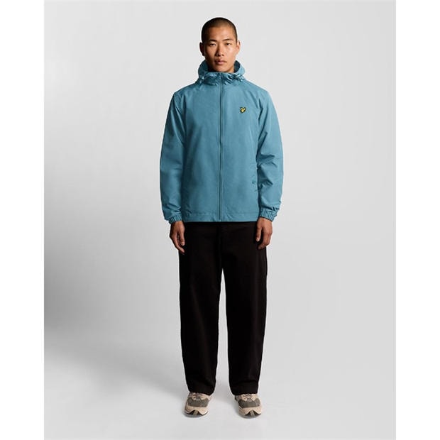 Blue - Lyle and Scott - Zip Through Hooded Jacket