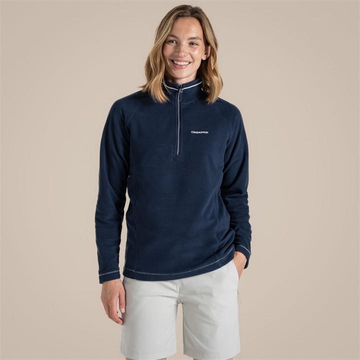 Craghoppers Women's Blue Miska Vi Half Zip in Size 24, Sports Direct