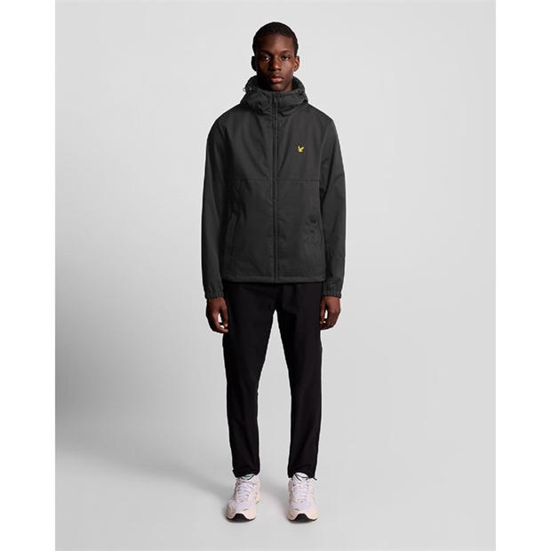 Black - Lyle and Scott - Sports Windbreaker Full Zip Up Jacket