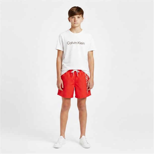Red - Calvin Klein - Kids' Swim Shorts