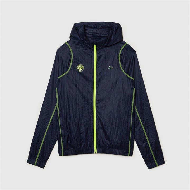 Lacoste Men' Blue Roland Garros Windbreaker Jacket in Size S, Sports Direct