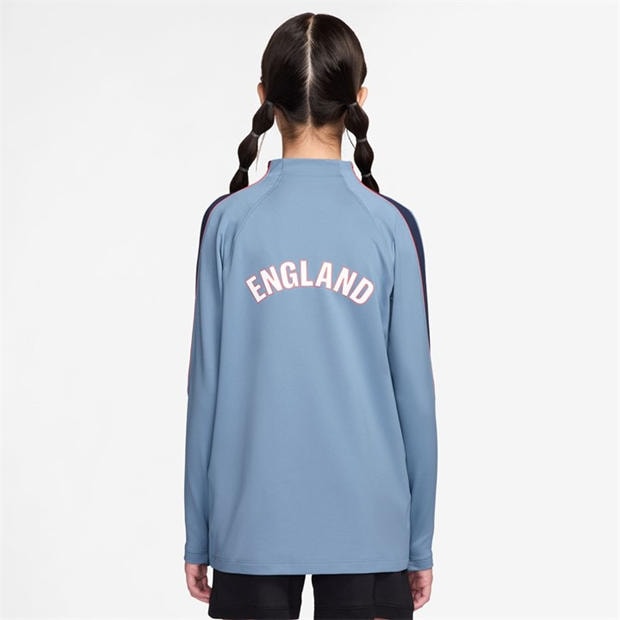 Blue/Navy - Nike - Kids' England International Licensed Drill Top