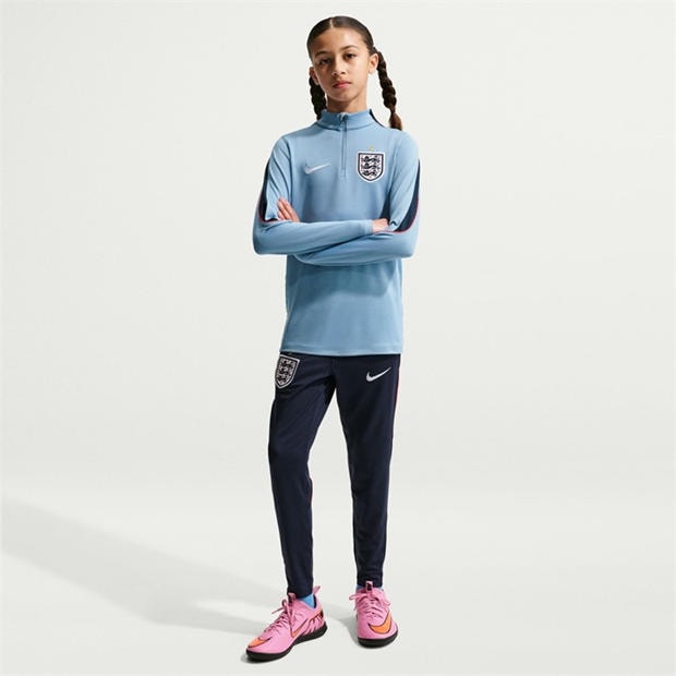 Blue/Navy - Nike - Kids' England International Licensed Drill Top