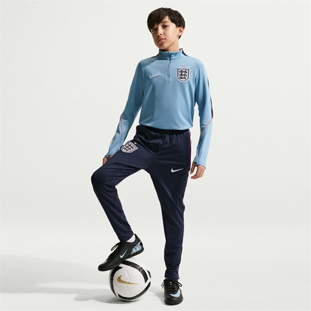 Blue/Navy - Nike - Kids' England International Licensed Drill Top