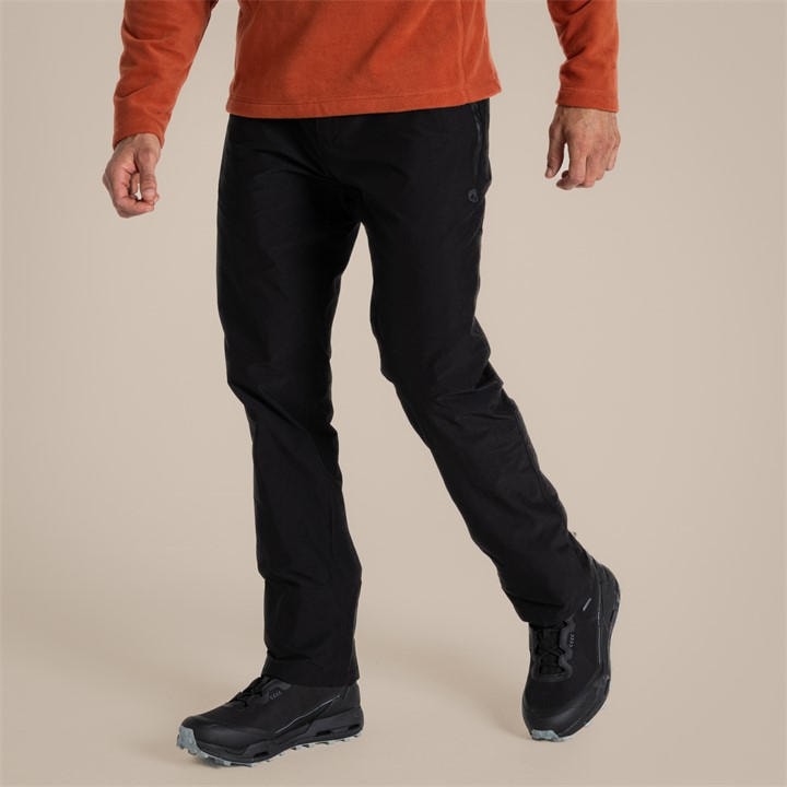 Craghoppers Men's Black Kiwi Pro Waterproof Trousers in Size 38, Sports Direct