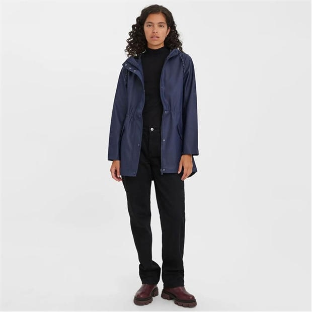 Navy - Vero Moda - Malou Raincoat