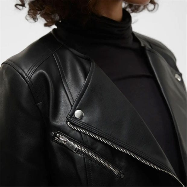 Black - Vero Moda - Riley Faux Leather Jacket