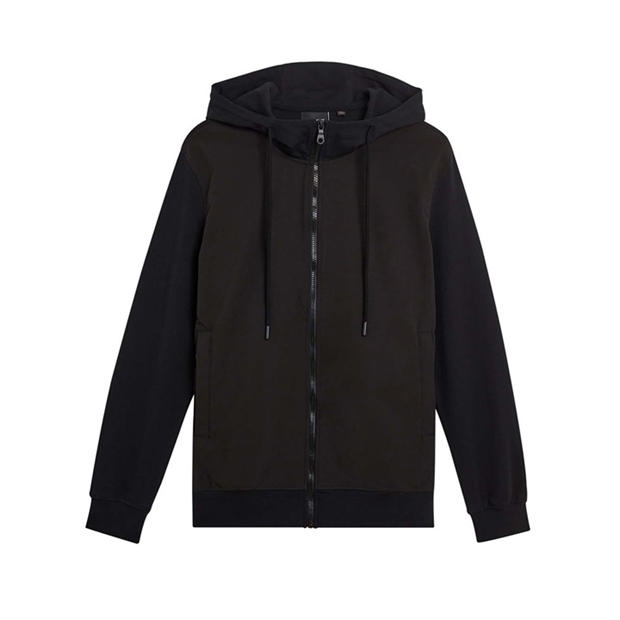 Lyle and Scott Softshell Hybrid Zip Through Hoodie | SportsDirect