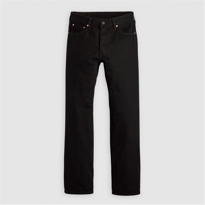 Levis Men's Black 555 Deep Thoughts Straight Jeans in Size M, Sports Direct