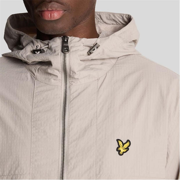 Grey - Lyle and Scott - Lightweight Ripstop Jacket