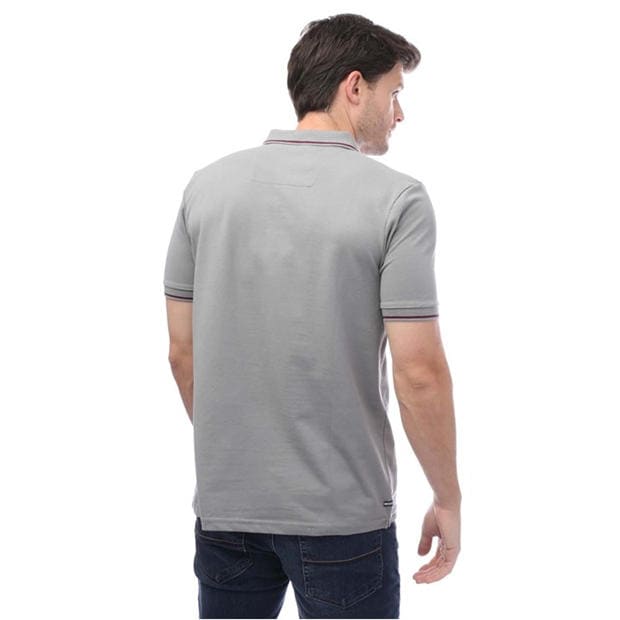 Grey - Weekend Offender - Spello Piped Polo Shirt