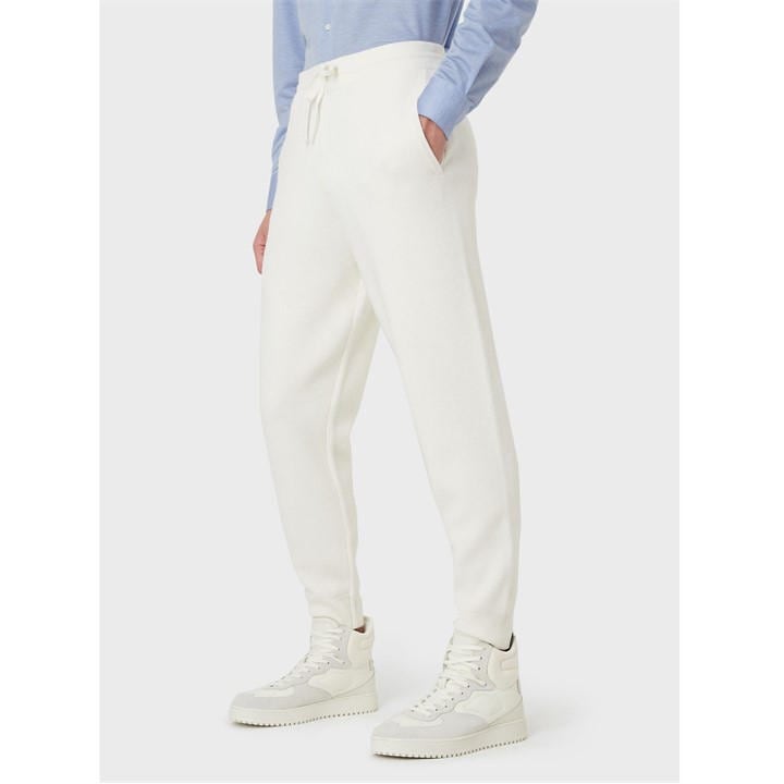 Emporio Armani Men' White Trousers in Size S, Sports Direct