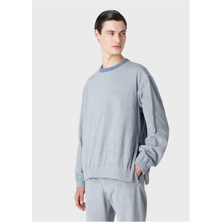 Emporio Armani Men's Blue Sweatshirt