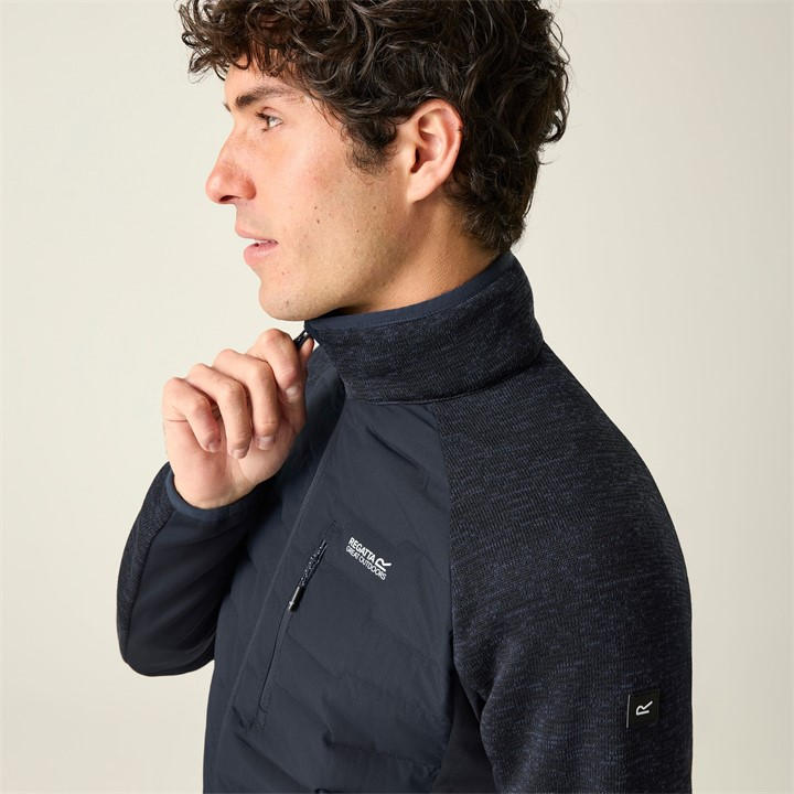 Regatta Men's Navy(Dusky Blue) Cyrus Hybrid Insulated Jacket in Size M, Sports Direct