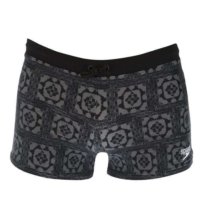 Speedo Men's Black Valmilton Aquashorts 28 Inch